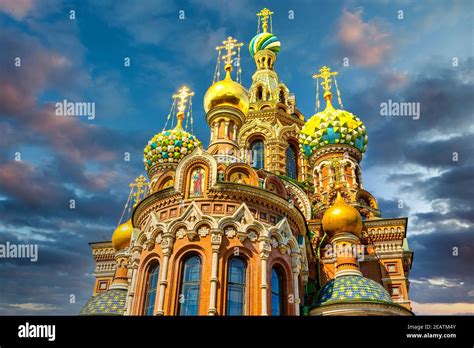 Church Of The Savior On Spilled Blood Stock Photo Alamy