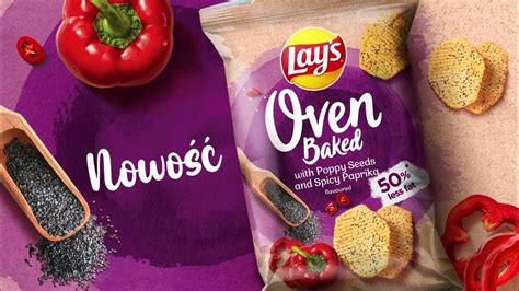 Lays Oven Baked Z Makiem I Pikantną Papryką NowoŚĆ Youtube