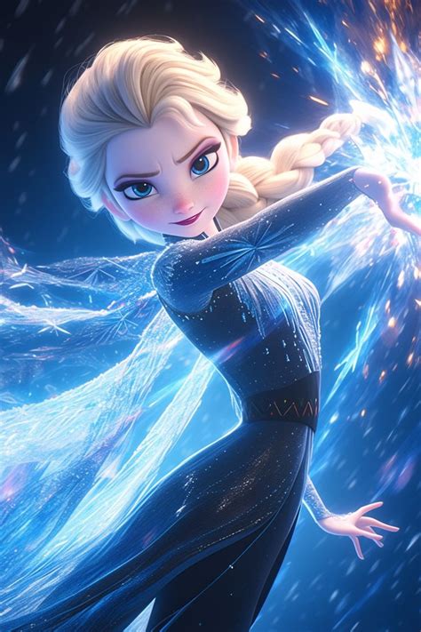 Ethereal Disney Frozen Elsa 4K Wallpaper - Ice Queen Digital Art in ...