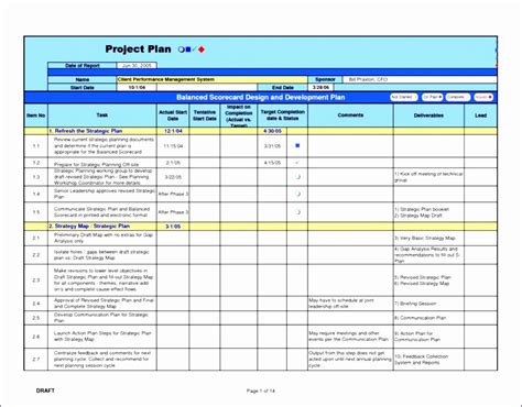 11 Project Planning Excel Template Free - Excel Templates