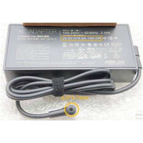 180W 20V 9A AC Power Laptop Charger Adapter For 2021 ASUS TUF Dash F15