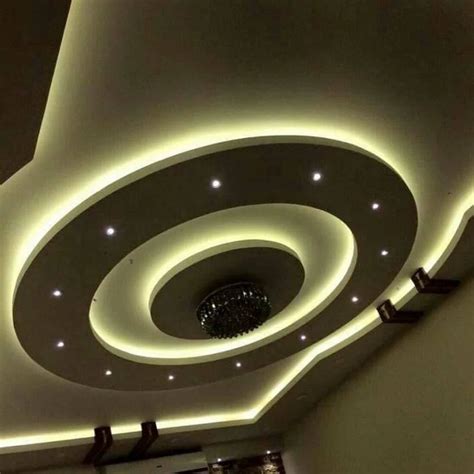 Circle Gypsum False Ceiling Thickness Mm At Rs Sq Ft In