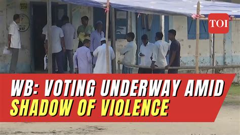 West Bengal Panchayat Election Voting Underway Across The State