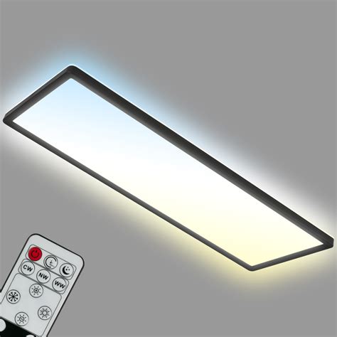 Panneau Led Slim Noir Ultra Plat Cct X Cm Luminaire Fr