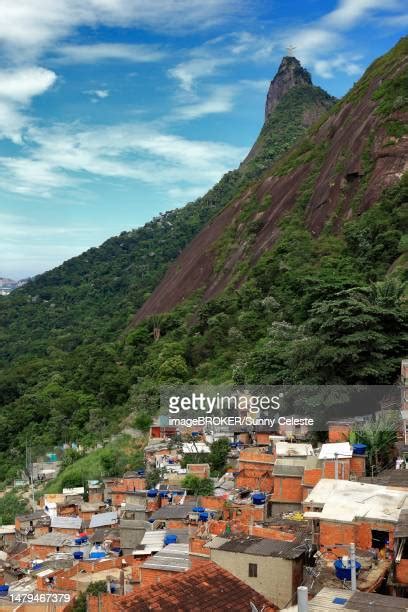 Favela Santa Marta Rio De Janeiro Brazil High Res Vector Graphic