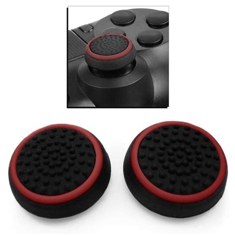 Ociodual X Funda De Goma Rojas Compatible Con Joystick Mando Ps Fat