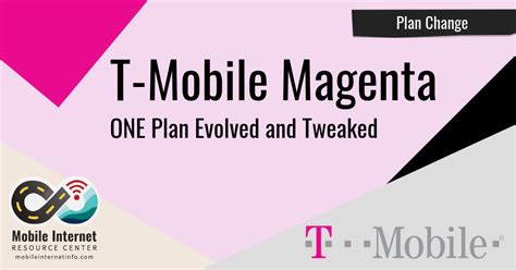 T-Mobile Changes ONE to Magenta & Tweaks Plan - Mobile Internet ...