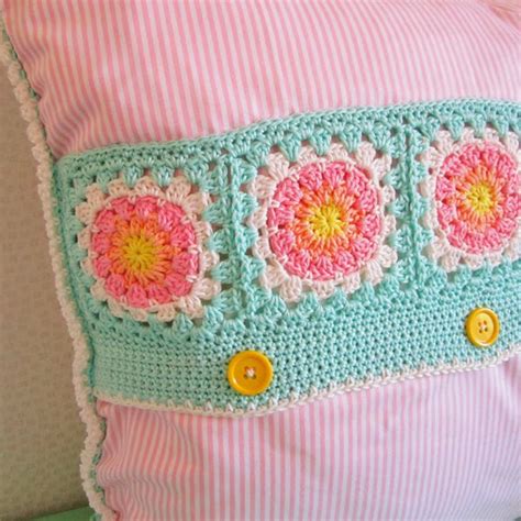 Color N Cream Crochet And Dream Pastel Crochet Cushion