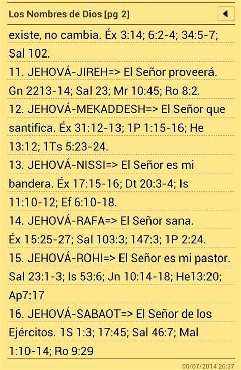 Todos Los Nombres De Dios En La Biblia Totalmente Ilustrado Reverasite