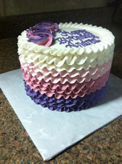 Ombre Ruffle Cakecentral