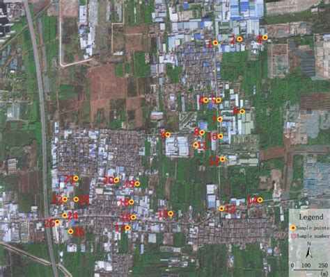 sample points location  scientific diagram