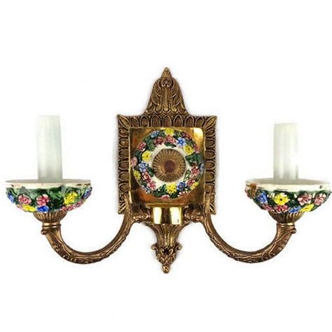 Antique Brass Wall Sconces - Etsy