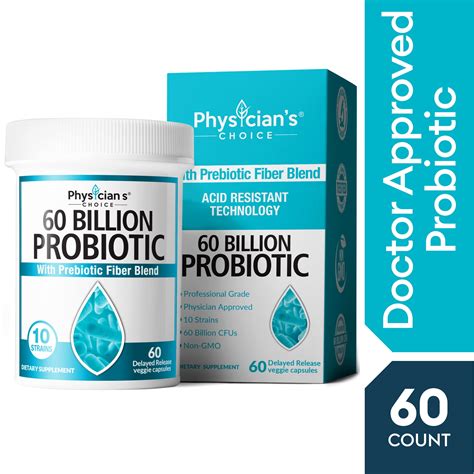 Physicians Choice Probiotics 60 Billion Cfu Dr Approved Probiotic