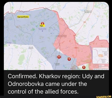 Confirmed. Kharkov region: Udy and Odnorobovka came under the control ...