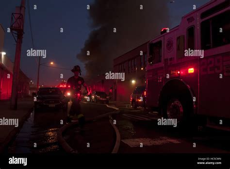 A Five Alarm Fire Burned Through A Woodworking Factory In Sunnyside