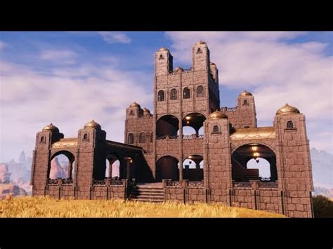 Conan Exiles Building How To Build A Turan Palace Timelapse Youtube