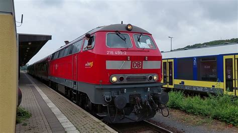 Db Mit Ersatzverkehr Bei Der Ausfahrt Goslar Youtube