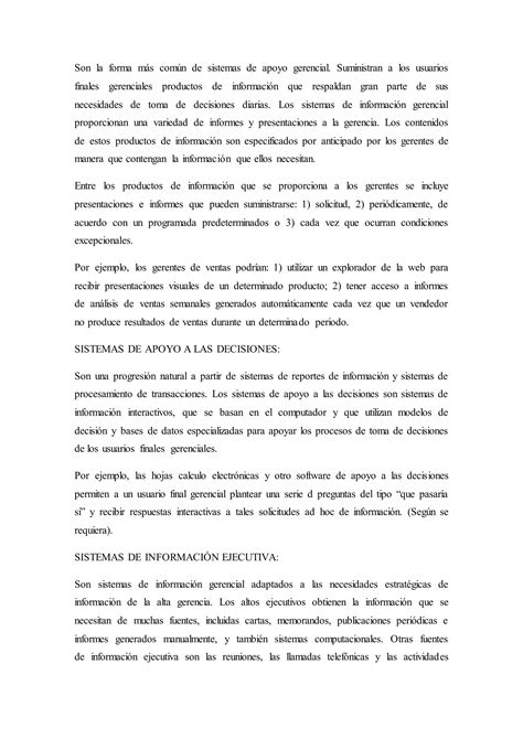 Sistemas De Gestion De Informacion PDF