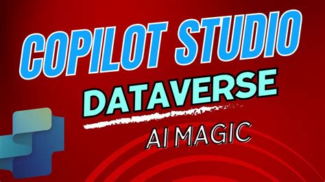 COPILOT STUDIO GEN AI WITH DATAVERSE TABLES YouTube