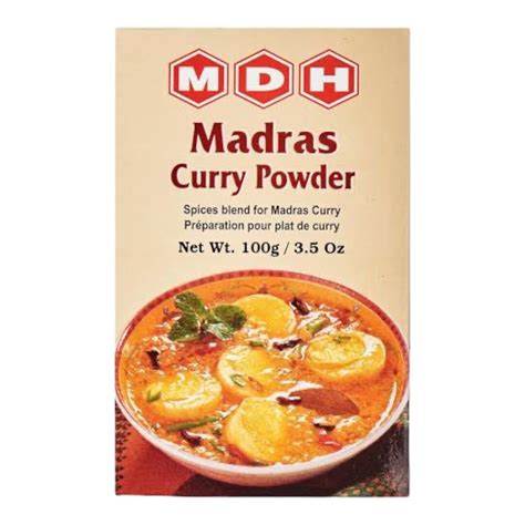 Mdh Madras Curry Powder G Taladindia Thaipick