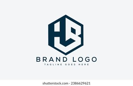 Letter Hb Logo Design Vector Template Stock Vector Royalty Free