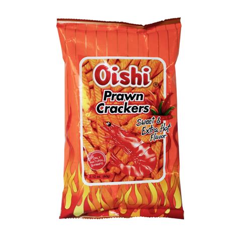 Oishi Prawn Crackers Sweet Extra Hot Flavor G Shopee Philippines