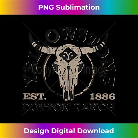 Yellowstone Dutton Ranch Bull Skull Logo V1 Crafted Sublim Inspire