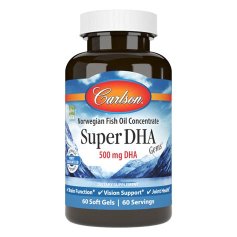 Super Dha Mg Softgels By Carlson Wholesale Nutrition