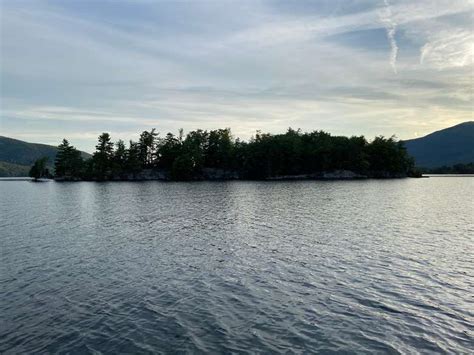 Burgess Island An Island Campsite On Lake George