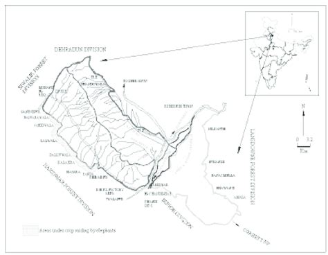 Map of Rajaji National Park | Download Scientific Diagram