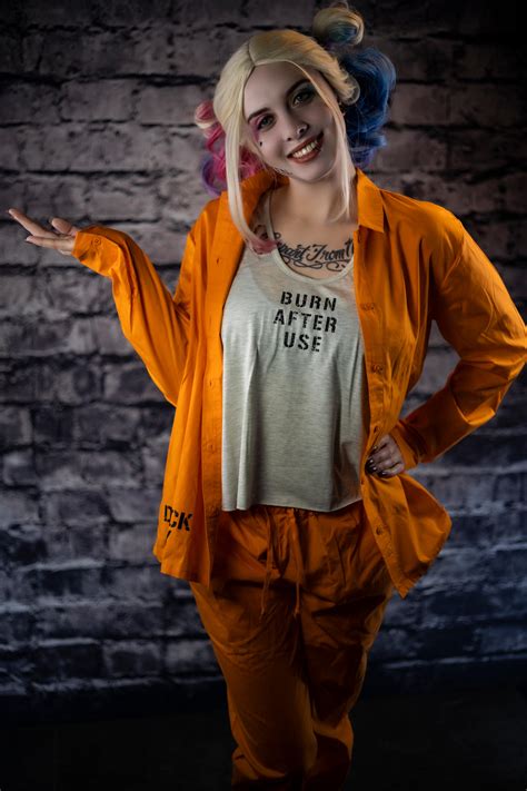 Prim510 Harley Quinn Prison Jumpsuit 0006 By Prim510 On Deviantart