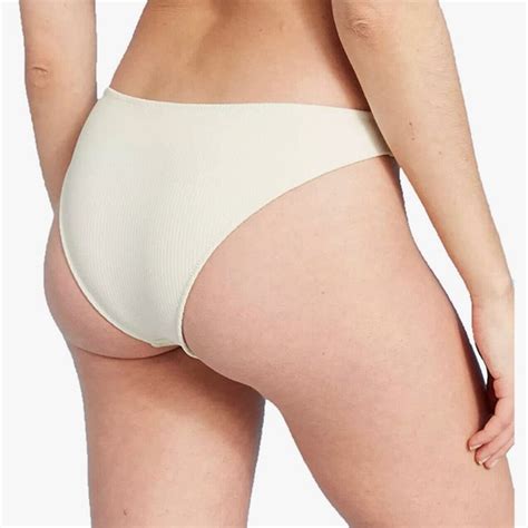 Shade Shore Swim Womens Ribbed High Leg Extra Cheeky Bikini