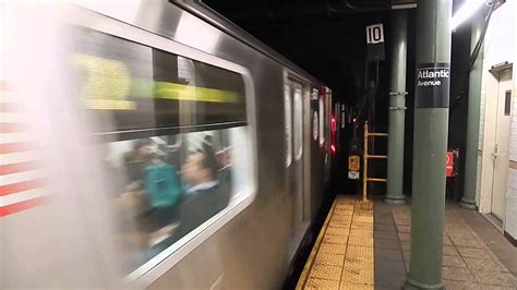 Manhattan Bound R142 2 Train Leaving Atlantic Avenue Barclays Center