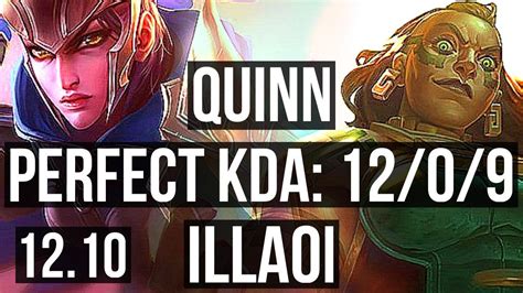 Quinn Vs Illaoi Top 12 0 9 Legendary 6 Solo Kills 1 4m Mastery