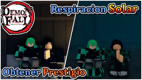 Roblox Demon Fall Obtener Prestigio Y Conseguir Respiracion Solar YouTube