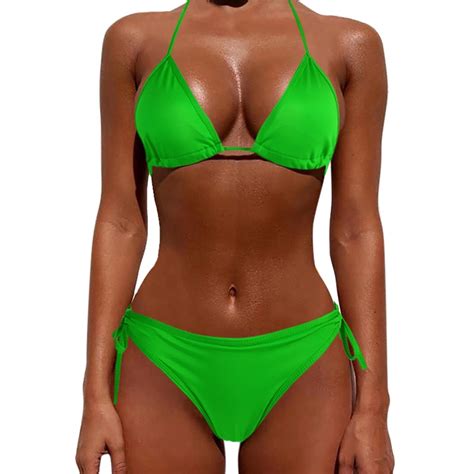 Jual Sexy Brazilian Micro Bikini Mini Thong Bikinis Swimsuit Maillot