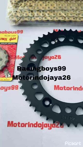 Jual Gear Set Crf L Vzm Racing Gear Depan Taguma Rantai Sss