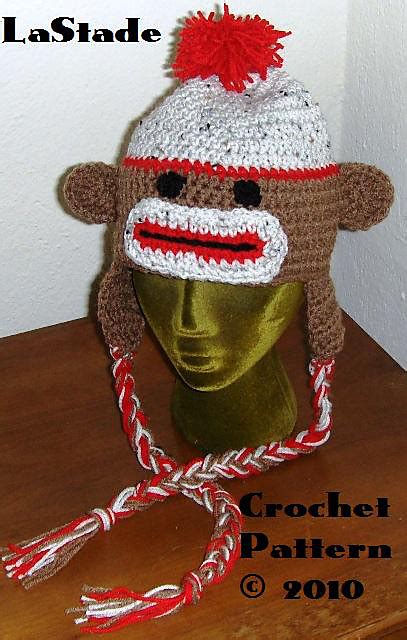 Ravelry Sock Monkey Hat With Braids Pattern By Lori Stade