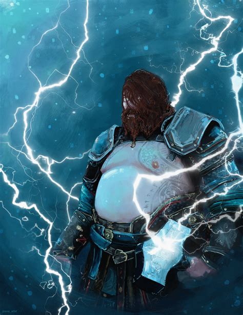 Thor - God of War Ragnarok by joanaartsf on DeviantArt