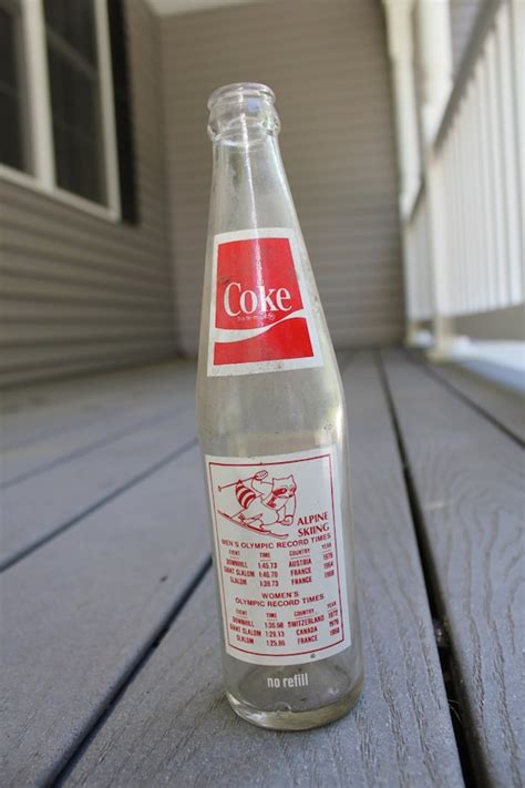 Ski In Plastic Cola Bottle