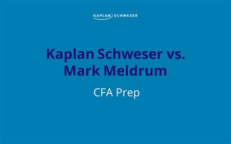 Kaplan Schweser Vs Uworld Cfa Prep Comparison Guide