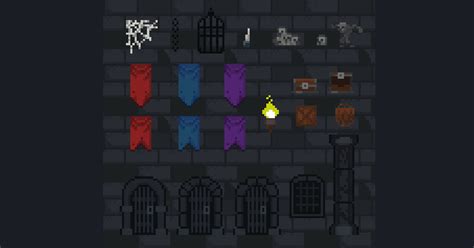 Luiz Melo 16x16 Dungeon Pixel Art Platformer