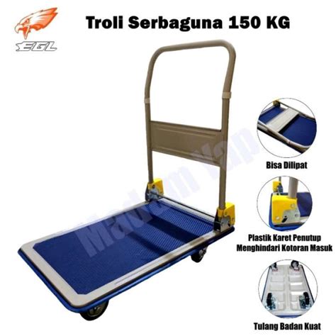 Promo Troli Trolley Handtruck Hand Truck Barang Lipat Kg Folding