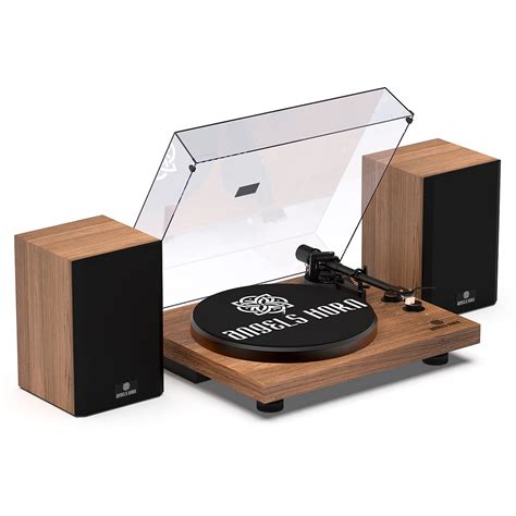 Buy Angels Horn Vinyl Record Player Hi Fi System Bluetooth Turntable