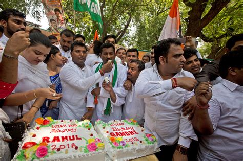 Congress Party Workers Celebrate Rahul Gandhi S 48th Birthday