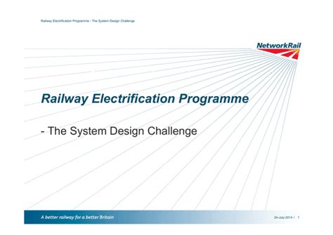 Railway Electrification Programme