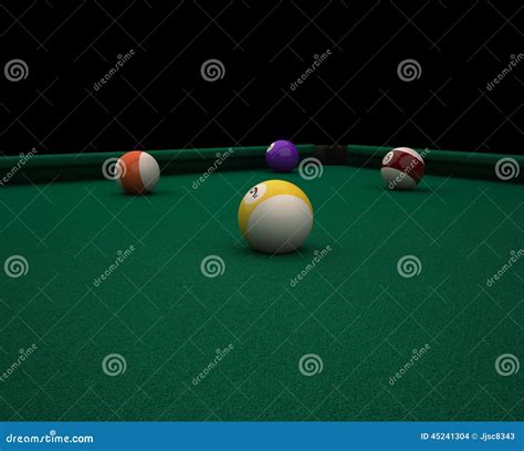 Nine Ball stock illustration. Illustration of table, sports - 45241304