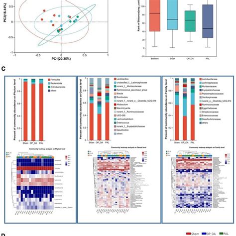 Intestinal Flora Analysis A The Alpha Diversity Of Intestinal