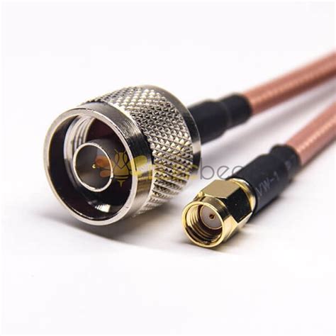 Conjunto De Cabo Coaxial Rf Pe As N Tipo Reto Macho Para Rp Sma