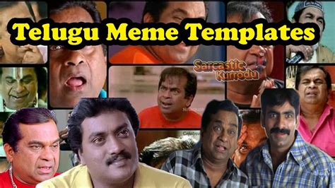 Telugu Meme Templates Sarcastickurrodu Youtube